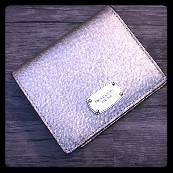 Michael Kors Handbags - Beautiful Michael Kors Small Gold Wallet!